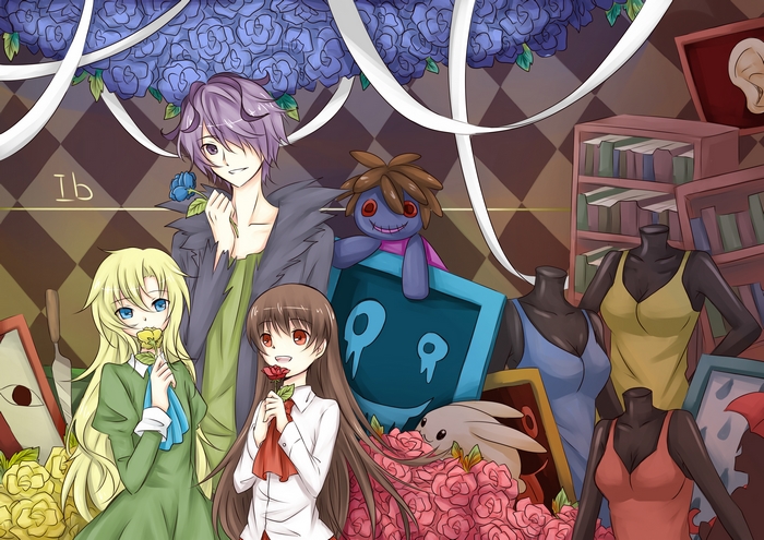 Ib, Mary, and Garry from Ib