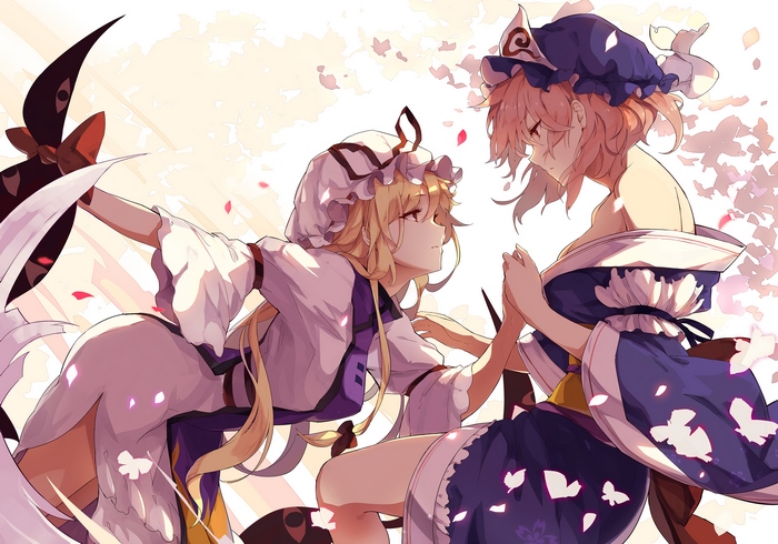 Yukari Yakumo and Yuyuko Saigyouji from Touhou