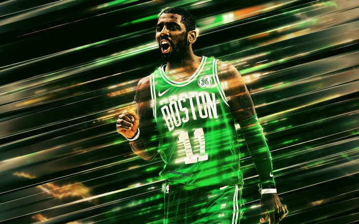 Kyrie Irving of the Boston Celtics