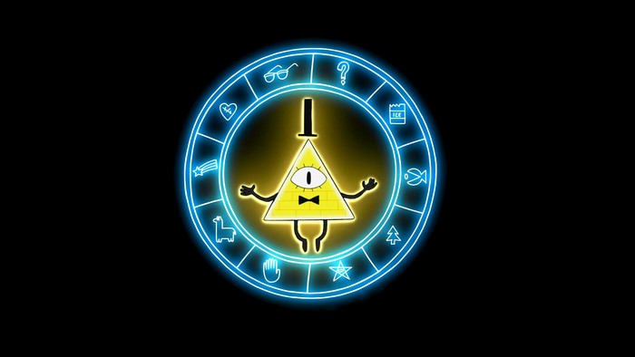 Bill Cipher from Gravity Falls Zodiac Wheel