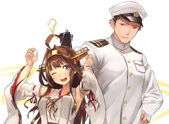 Kongou from Kantai Collection with Admiral