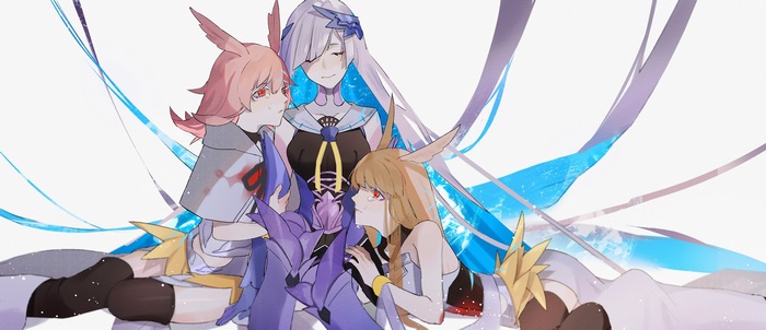 Brynhildr and Lancer from Fate/Grand Order
