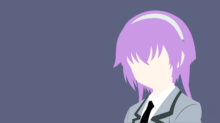 Ritsu from Assassination Classroom Minimalist Vector