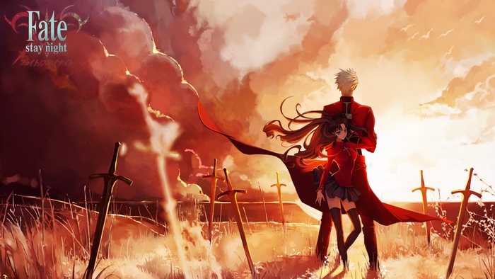 Rin Tohsaka and Archer from Fate/Stay Night