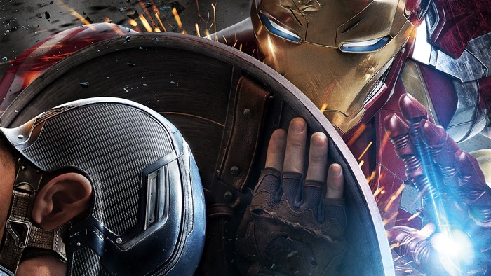 Captain America and Iron Man from Marvel