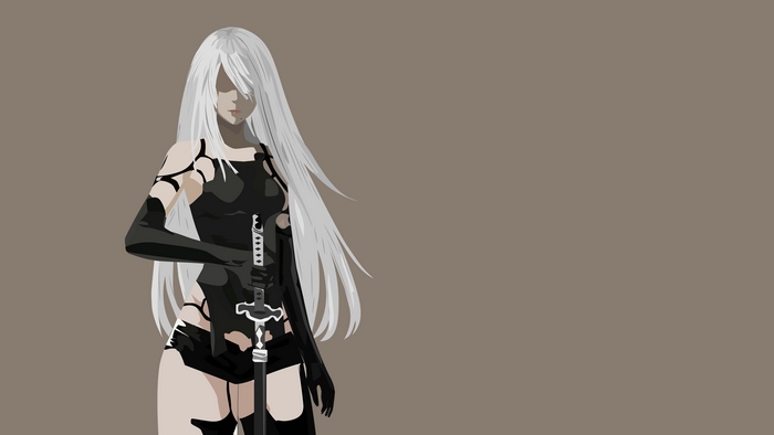 YoRHa Type A No.2 with Katana from NieR: Automata
