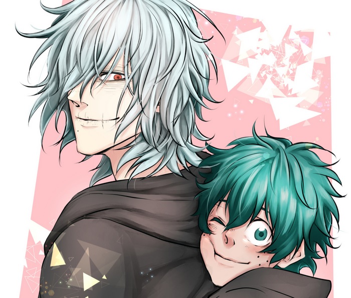 Izuku Midoriya and Tomura Shigaraki Close Portrait