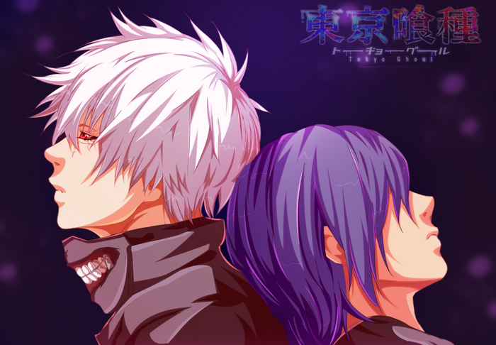 Ken Kaneki and Touka Kirishima from Tokyo Ghoul