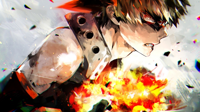 Katsuki Bakugou from My Hero Academia