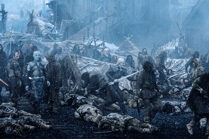 Night King and White Walkers in Hardhome from Game of Thrones