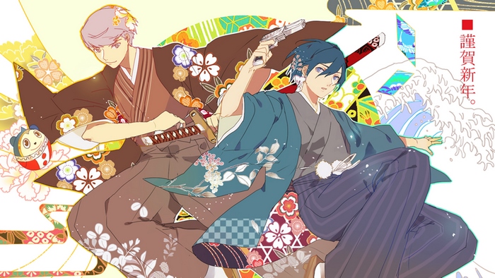 Yu Narukami and Minato Arisato from Persona