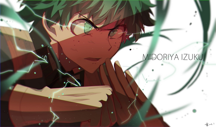 Midoriya Izuku in Action Pose