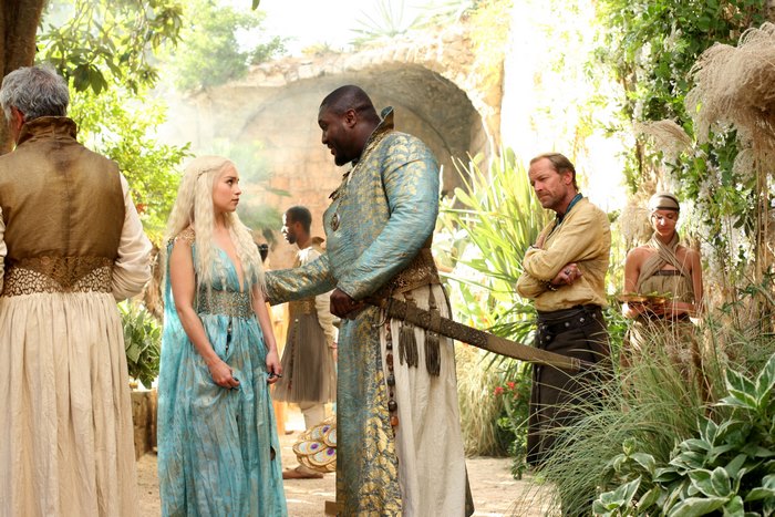 Daenerys Targaryen and Xaro Xhoan Daxos from Game of Thrones