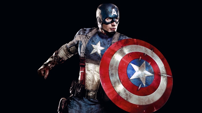 Captain America from Marvel Comics in 4K