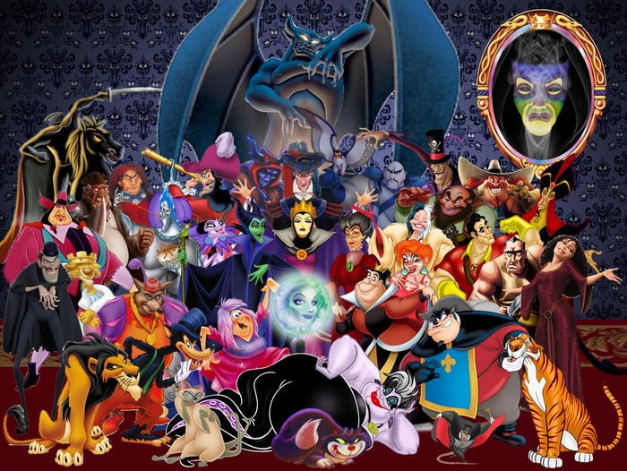 Disney Villains Collage
