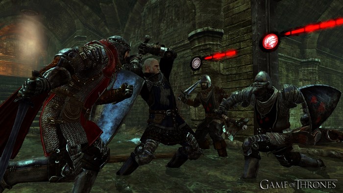 Game of Thrones video game combat scene