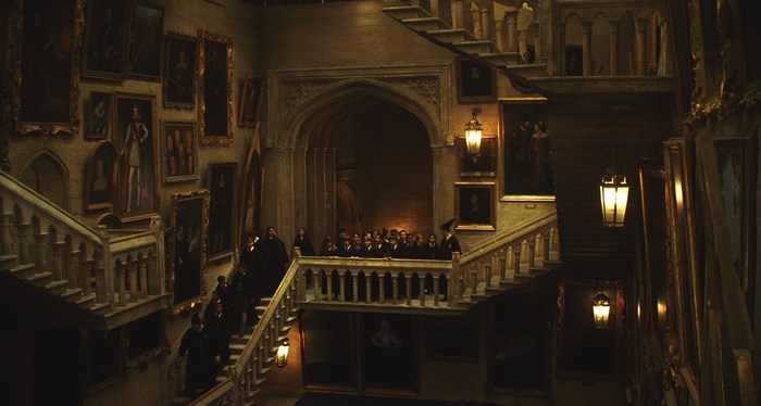 Harry Potter Hogwarts Staircase with Portraits