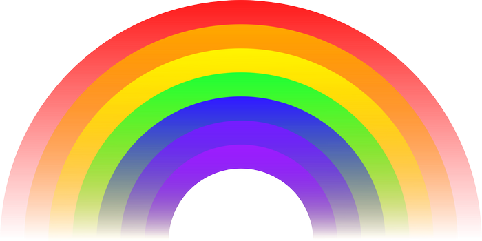 Rainbow with multiple colored arcs