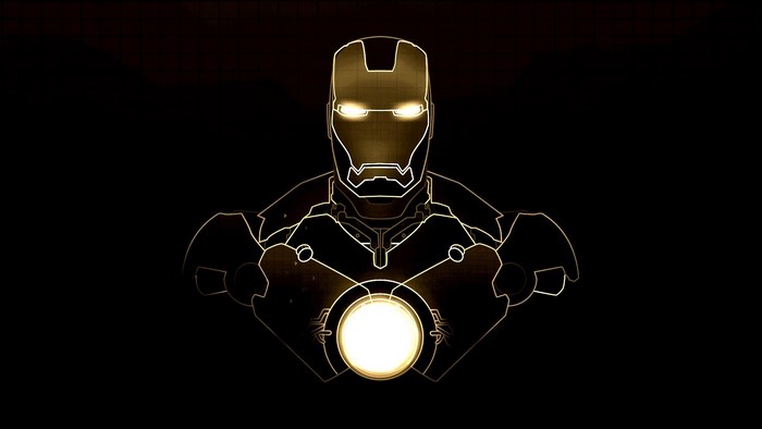 Iron Man chest piece with arc reactor