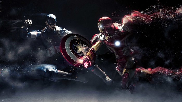 Captain America vs Iron Man