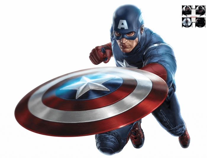 Captain America with Shield