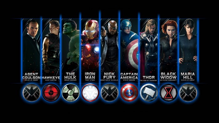 Avengers Marvel Superheroes Team