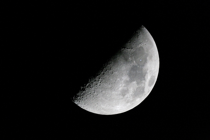The Moon in the Night Sky