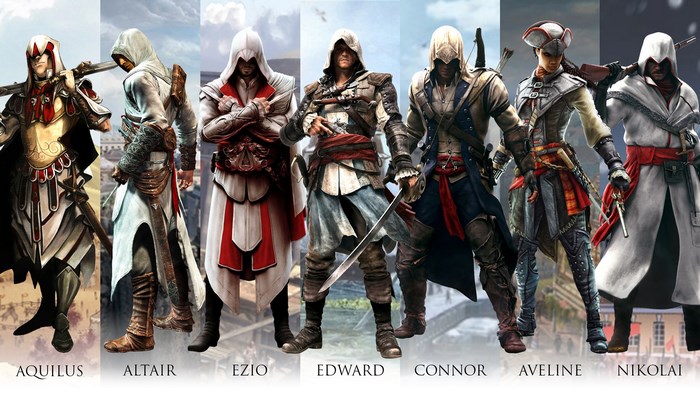 Assassins from the Assassin's Creed franchise