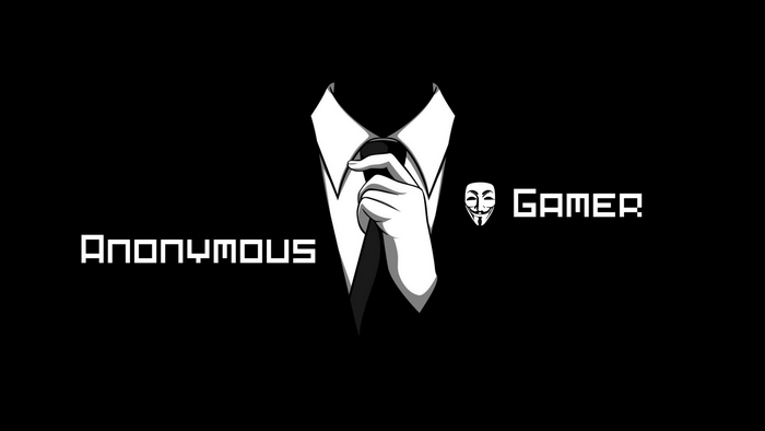 Anonymous Gamer with Guy Fawkes Mask