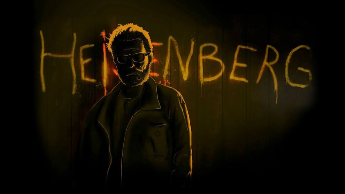 Heisenberg Silhouette from Breaking Bad