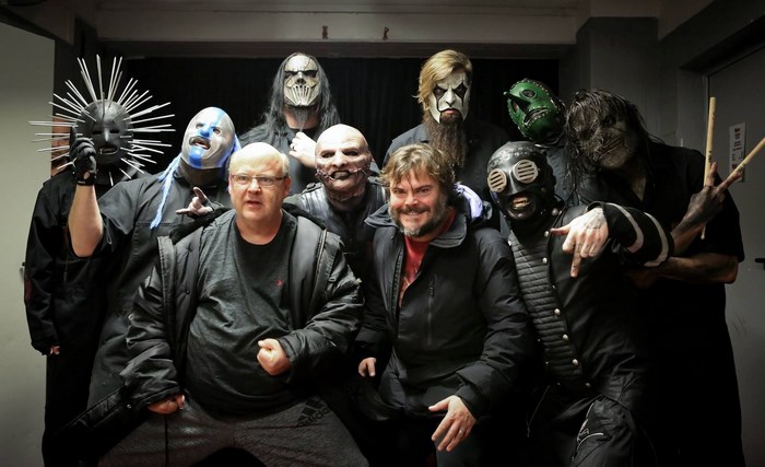Slipknot Band Group in Masks and Dark Attire