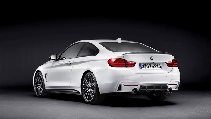 White BMW 4 Series M Performance Coupe