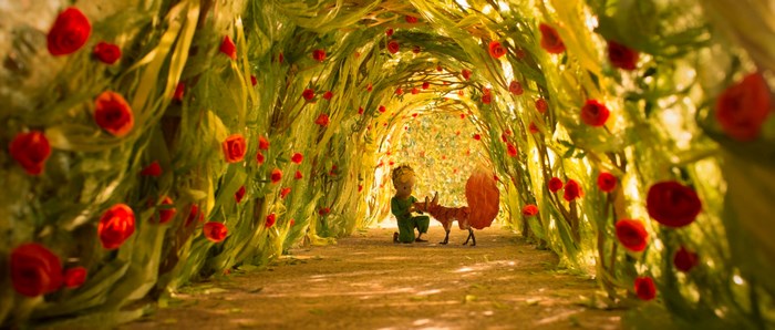 The Little Prince in Flower Tunnel