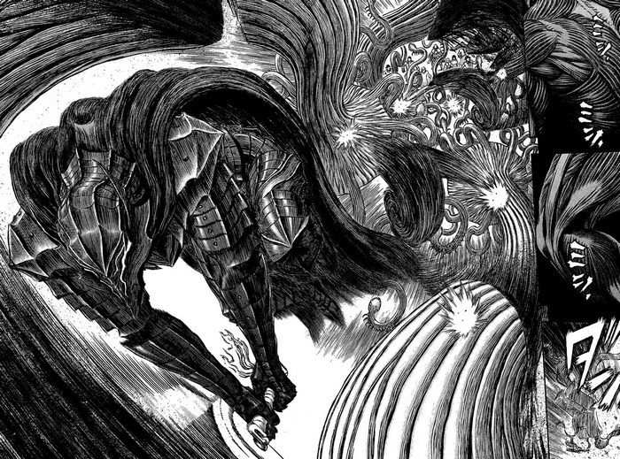 Guts in the Berserker Armor from Berserk