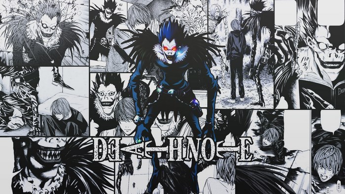 Death Note Characters Montage Featuring Ryuk and Light Yagami