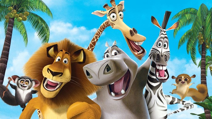 Alex the Lion and friends from Madagascar