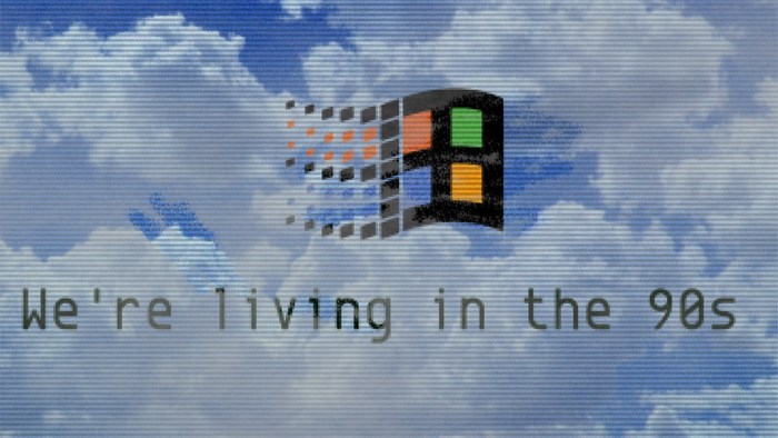 Windows 90s Vaporwave Nostalgia
