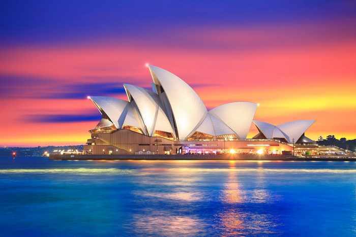 Sydney Opera House at Vibrant Sunset