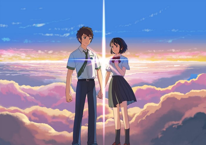 Your Name. Mitsuha and Taki