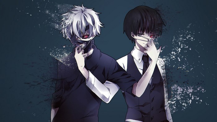 Kaneki Ken and Haise Sasaki from Tokyo Ghoul