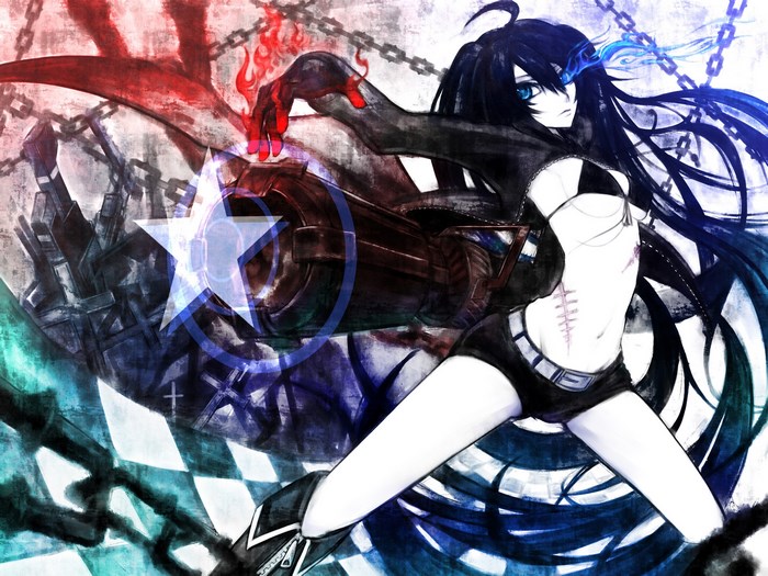 Black Rock Shooter with large cannon
