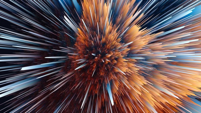 Dynamic Abstract Explosion of Colors