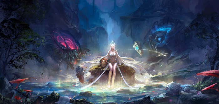 4K League of Legends Artwork