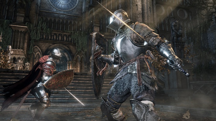 Dark Souls 3 4K Knights Fighting