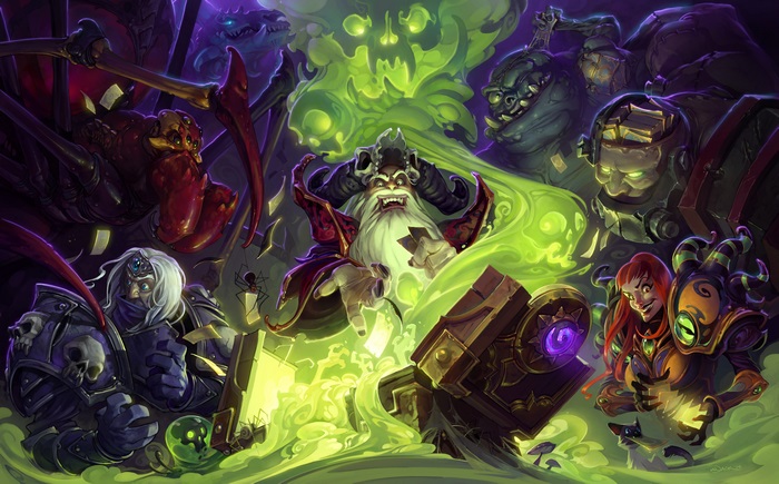 Hearthstone 4K Art Featuring Characters and Monsters
