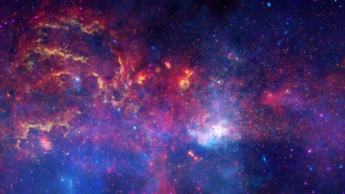 Vibrant 4K Galaxy with Cosmic Nebulae