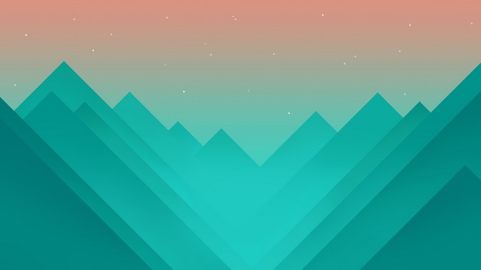 4K Mountain Landscape with Stars