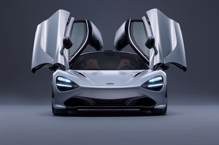 McLaren 720S with doors open