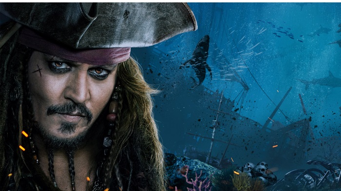 Captain Jack Sparrow from Pirates of the Caribbean 4K