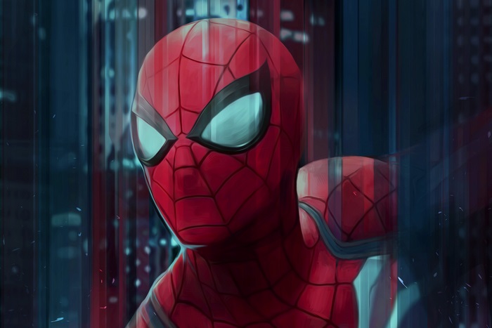 Spider-Man in a Cityscape 4K